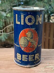 !! lion beer OI - pats pend non refillable - NICE indoor/offgrade