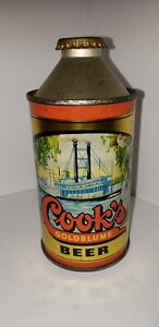 Cooks Goldblume Cone Top Beer Can Very Nice!