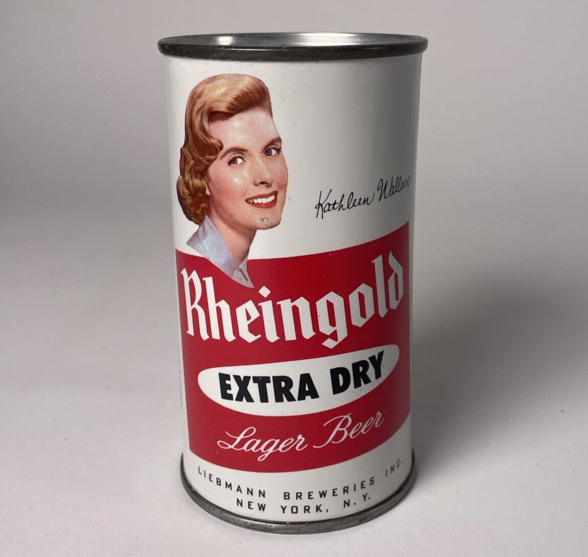Rheingold Extra Dry Lager Beer Kathleen Wallace Liebmann Brewery NY- Restored