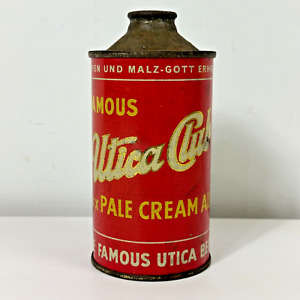 NICE FAMOUS UTICA CLUB XXX PALE CREAM ALE IRTP CONE TOP BEER CAN 12 OUNCE