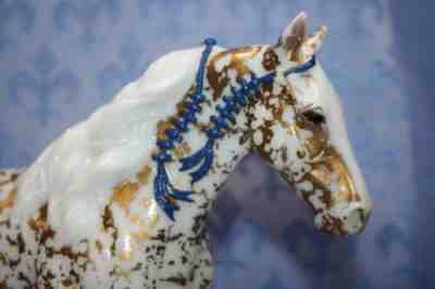 EUC Breyer 2000 JAH FANFARE Missouri Fox Trotter Florentine Gold Decorator NPOD