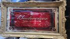 LARGE Budweiser Mirrored Sign - Collectable & Rare Millennium Edition - Bar Sign