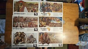 Budweiser GREAT KINGS AND QUEENS OF AFRICA Vtg Posters 20 x 12 1/2 - #1-29