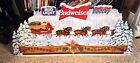 1994 Vintage Budweiser Christmas Clydesdale Automated Roller 48