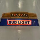 Vintage 1983 Budweiser Bud Light Beer Pool Billiards Table Light