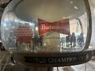 vintage budweiser rotating clysdale light