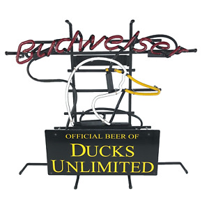 2000 Budweiser Ducks Unlimited Neon Sign