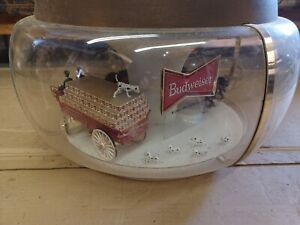 100% Original Budweiser Lighted World Champion Clydesdale Horse Parade Carousel