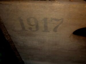 Vtg 1917 Anheuser Busch Wood Beer Crate Budweiser * Rare Antique LOOK !