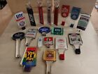 Lot of 18 Vintage Beer Tap Handles Shiner Bock Budweiser Miller Becks Labatt's