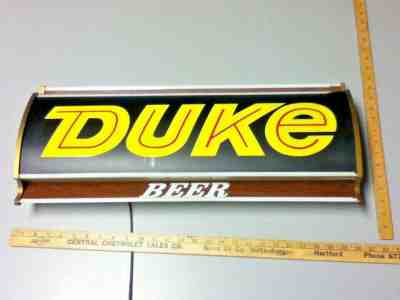 Duquesne beer sign vintage large light box 1965 DUKE bar wall display lighted r6