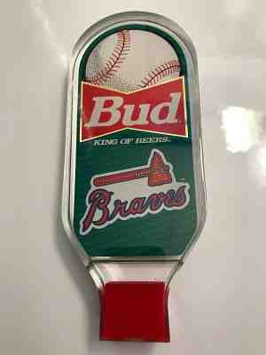 Budweiser Atlanta Braves Beer Tap Handle Rare