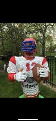 Inflatable Budweiser Bud Light Beer Football Player Bottle Large Man Cave