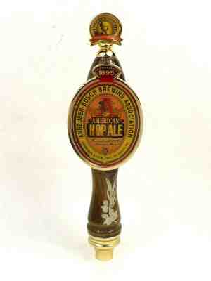 NEW Anheuser Busch Originals AMERICAN HOP ALE 12 inch Wooden Tap Tavern Trove