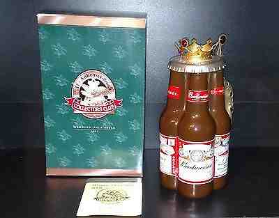 Anheuser Busch Budweiser Collectors Club 2001 King of Beers Membership Stein 