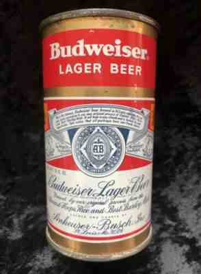 1949 Budweiser Beer Flat Top Can,Anheuser Busch,St Louis,Mo.Nice!