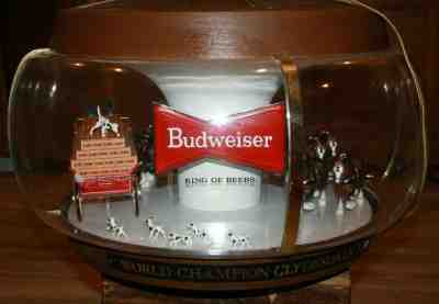 Vintage Budweiser Clydesdale Parade Rotating Carousel Light..Not Working