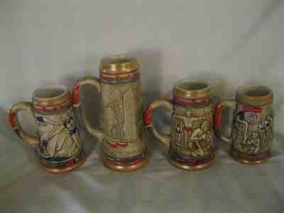 1984 Anheuser-Busch LA Summer Olympics Set of 4  [6 1/2-10