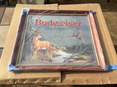 Brand New Budweiser 1993 Wildlife Mirror Deer MINT