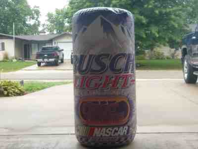 OLD RARE VINTAGE NASCAR INFLATABLE BUSCH LIGHT CAN Blowup SIGN LIGHT BEER 