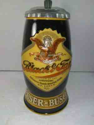 Anheuser Busch Budweiser Collection 2007 Special Event Stein Black & Tan