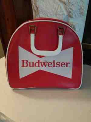 Vintage Budweiser bowling ball bag Man cave Bar restaurant decoration.