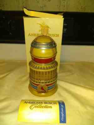 Anheuser-Busch Budweiser CS682 Busch Stadium 1966-2005 Stein w/box