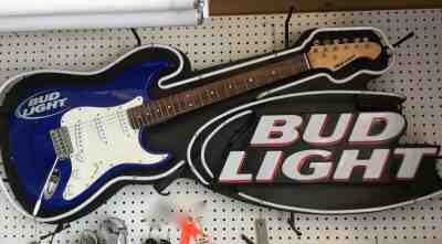 Bud Light Real Guitar Neon Sign