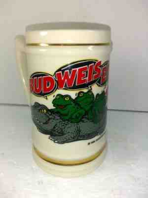 Anheuser Busch Budweiser stein  BUD - WEIS-ER FROGS   1996 