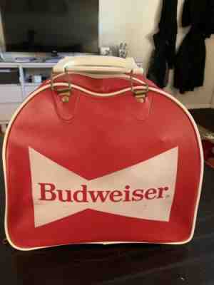 Vintage 70's 80's Budweiser Beer Bowling Ball Bag