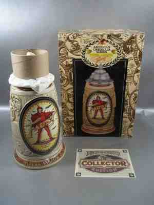 NIB 1997 ANHEUSER BUSCH AMERICAN ORIGINALS FAUST BEER STEIN BRAND NEW W/CERT