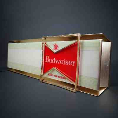 Rare Vintage 1962 BUDWEISER SIGN 60's *KING OF BEERS* Beer Light