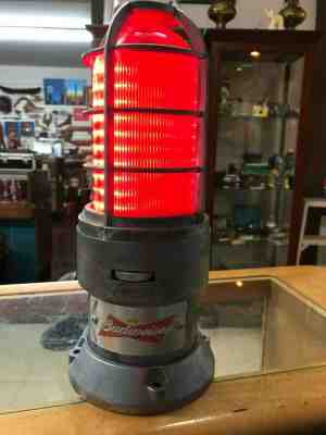 Budweiser Goal Light Horn - Rare! Must Have for Hockey Fans! Wifi! 