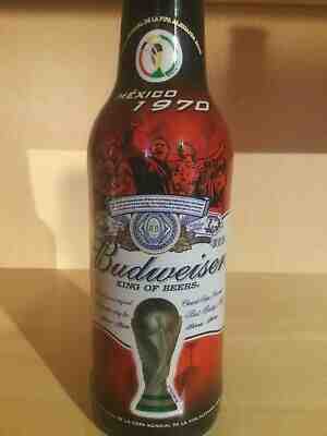 Rare Mexico Budweiser bottle 2006 FIFA World Cup ( Mexico 1970)