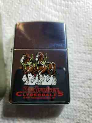 ZIPPO BUDWEISER CLYDESDALES NEW IN ORIGINAL BOX