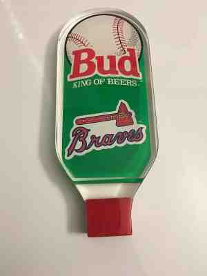 Atlanta Braves Budweiser King Of Beers Beer Tap Handle Rare