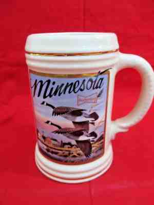 1993 Budweiser Stein, Minnesota Wildlife Series 'Canada Geese' #190