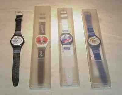 SPUDS McKENZIE MACKENZIE FOUR WRIST WATCH LOT #2 AS FOUND