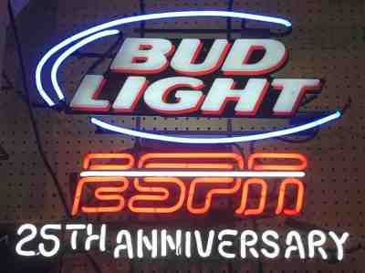 BUDWEISER LIGHT ESPN 25th ANNIVERARY 