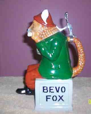 ANHEUSER BUSCH THE BEVO FOX STEIN - 1991