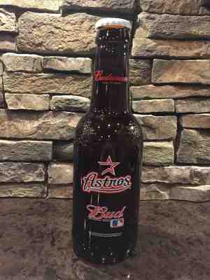 Budweiser Bottle 64oz King Pitcher Houston Astros NEW