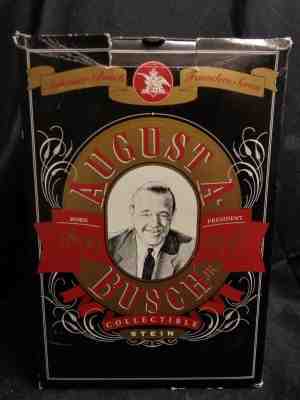 Anheuser Busch August A. Busch Jr. President 1946 Stein