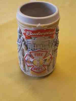 VINTAGE - 2001 - Budweiser Firefighters Stein CS 470 