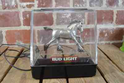 Vintage Budweiser Bud Light Clydesdale Horse Light Right Facing WORKS! 