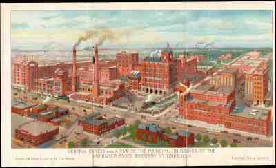 1906 Anheuser Busch Budweiser Brewery Scene Booklet St Louis Missouri Pre Pro