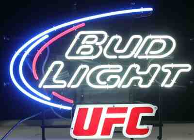 Authentic Bud Light UFC Neon Sign - RARE and NIB