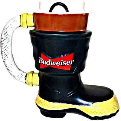 Budweiser Salute the FIrefighters Series Boot 1997 First Edition Stein Mug CS321