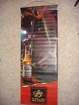 Budweiser Beer True Music vinyl sign banner 60