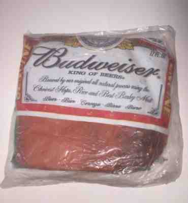 Budweiser Beer Football Player NEW Inflatable Beer Bottle Anheuser Busch 40