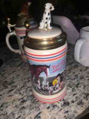 Very Rare Budweiser Stein – 1995 United Way Dalmation Mug